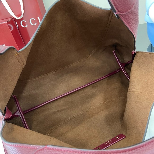 GUCCI SOFTBIT MAXI SHOULDER BAG 837466 Rosso Ancora red