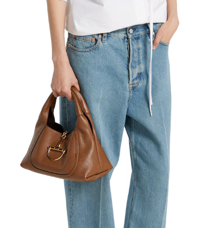 GUCCI SOFTBIT MEDIUM TOP HANDLE BAG 837467 Brown