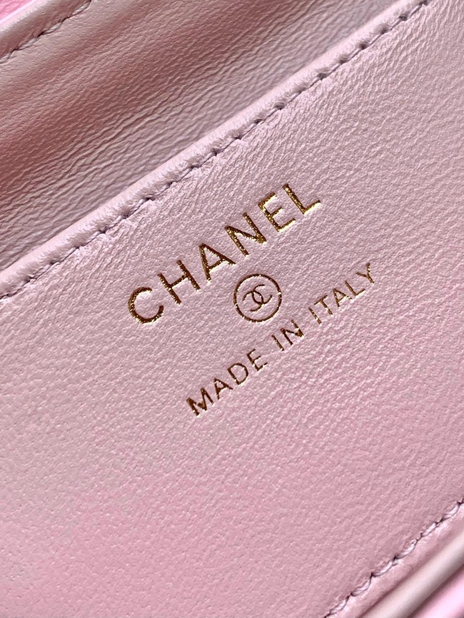 Chanel CLASSIC Original Lambskin 11.12 HANDBAG AS6563 pink