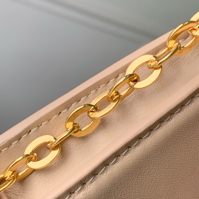 Louis Vuitton NEW Wallet On Chain LV Bloom M14581 Macchiato Cream