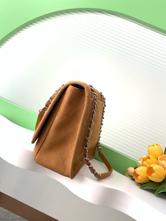 Chanel MAXI FLAP BAG Shoulder Bag AS6068 tan
