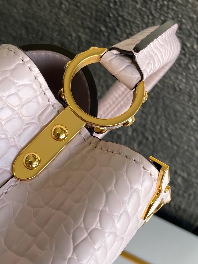 Louis Vuitton Capucines Mini Crocodile pattern M86153 pink