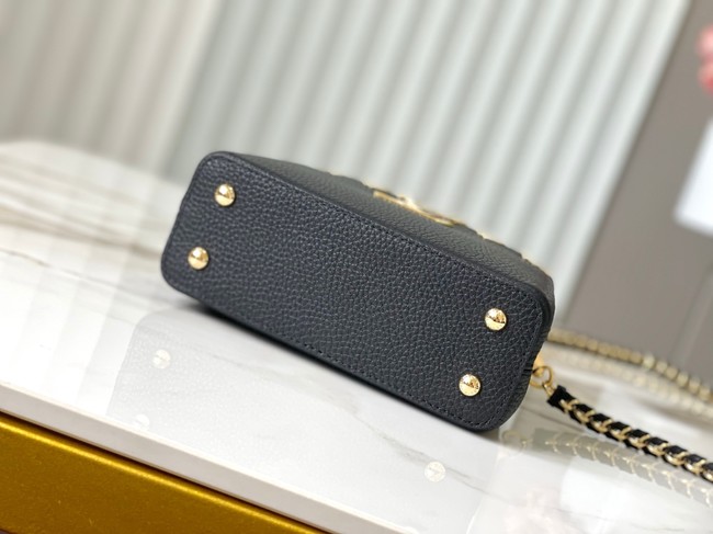 Louis Vuitton Capucines Mini M23082 black&Crystal
