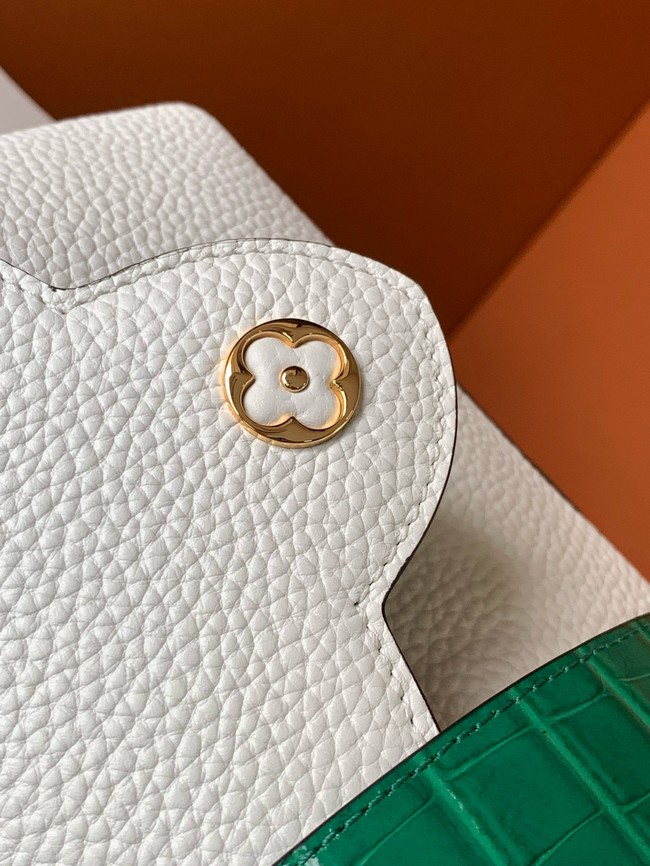 Louis Vuitton Capucines Mini M96498 white&green