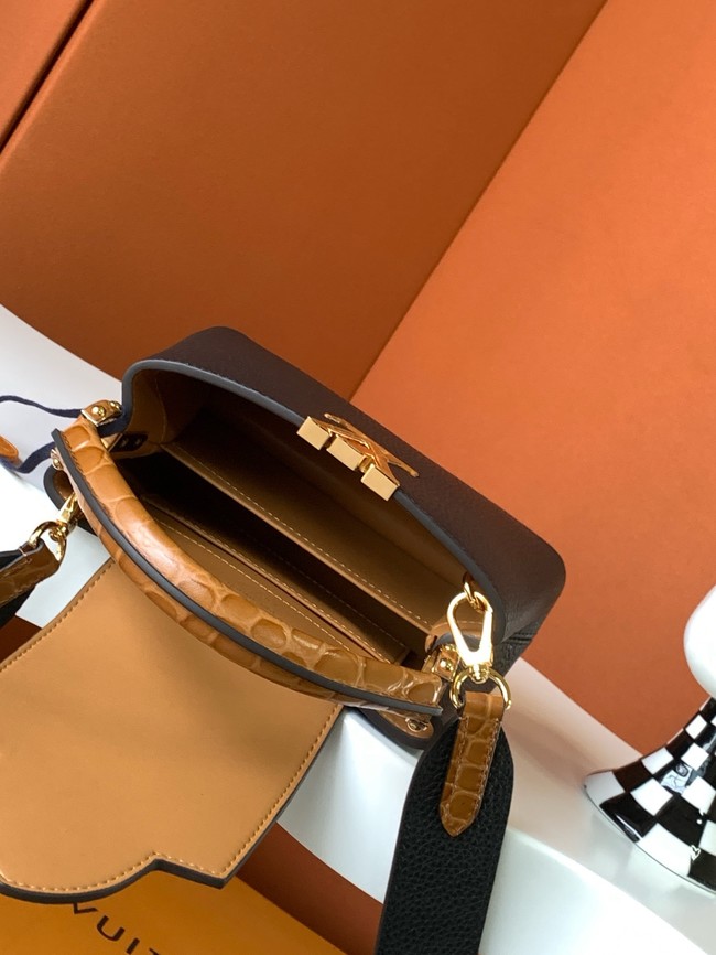 Louis Vuitton Capucines Mini M96498 black&brown