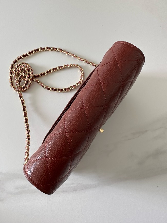 Chanel Classic Wallet On Chain Grained Calfskin AP4241-15