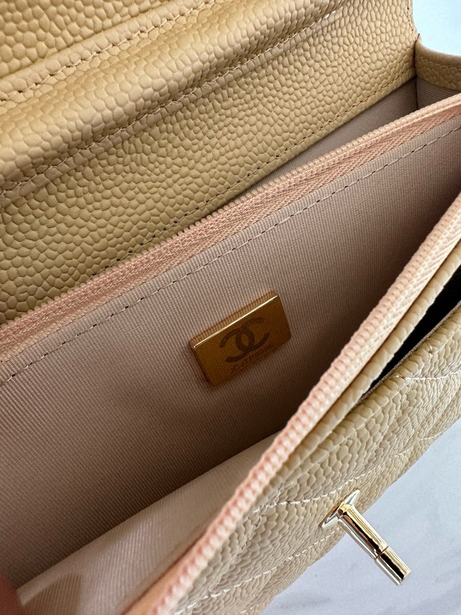 Chanel Classic Wallet On Chain Grained Calfskin AP4241-19