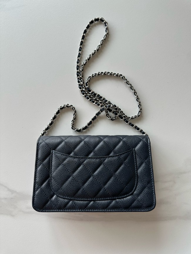 Chanel Classic Wallet On Chain Grained Calfskin AP4241-6