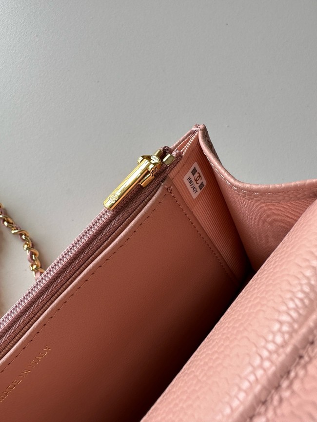 Chanel Classic Wallet On Chain Grained Calfskin AP4241-9