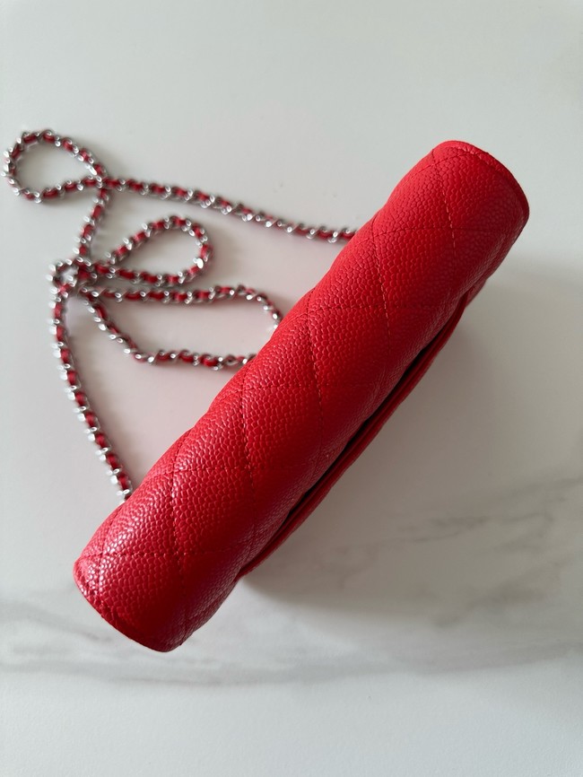 Chanel Classic Wallet On Chain Grained Calfskin AP4241-10