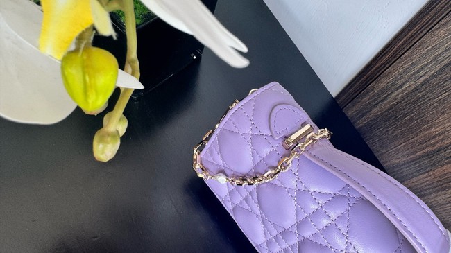 My Dior Mini Bag Cannage Lambskin S0980ONMJ Purple