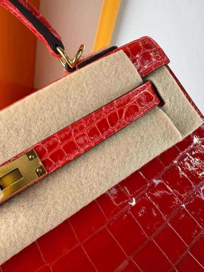 Hermes Kelly Shoulder Bags Nile crocodile leather KL3598-13