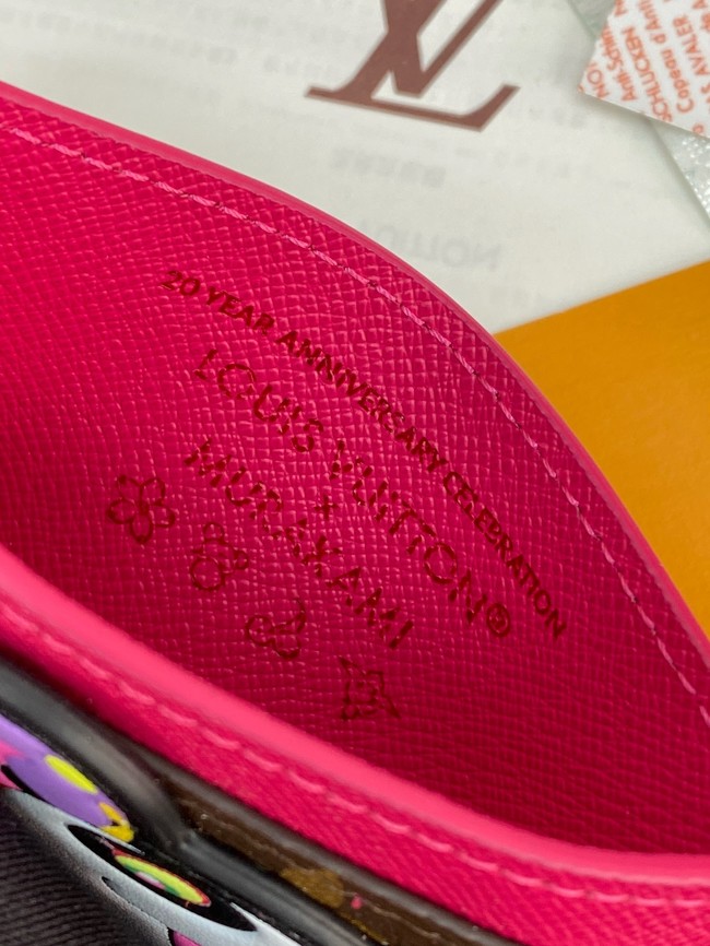 Louis Vuitton Double Card Holder M14864 brown