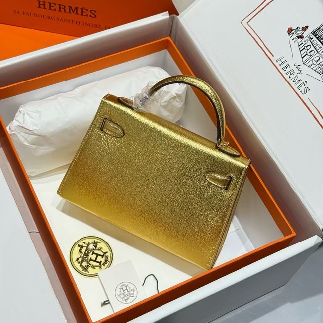 Hermes Kelly 19cm Shoulder Bags Original Swift Leather KL19 gold