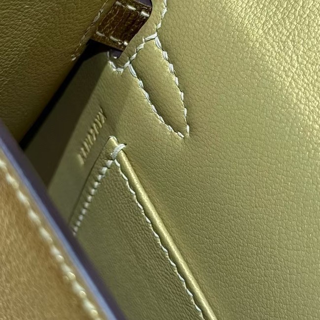 Hermes Kelly 19cm Shoulder Bags Original Swift Leather KL19 gold