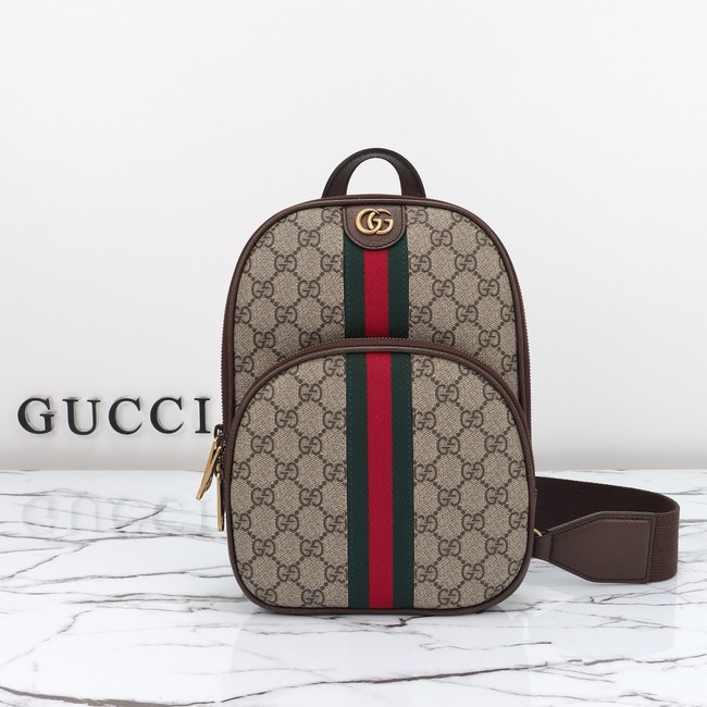 Gucci Ophidia small slingbag 779915 Brown