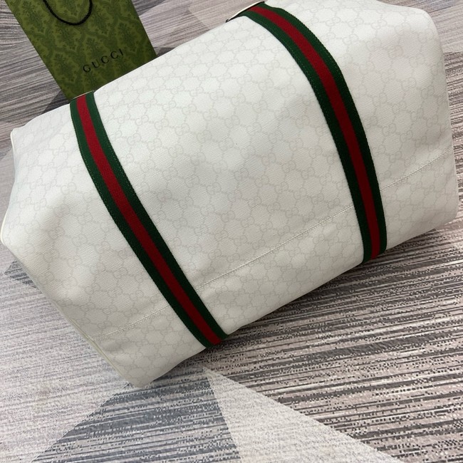 Gucci Medium duffle bag with Web 799871 white
