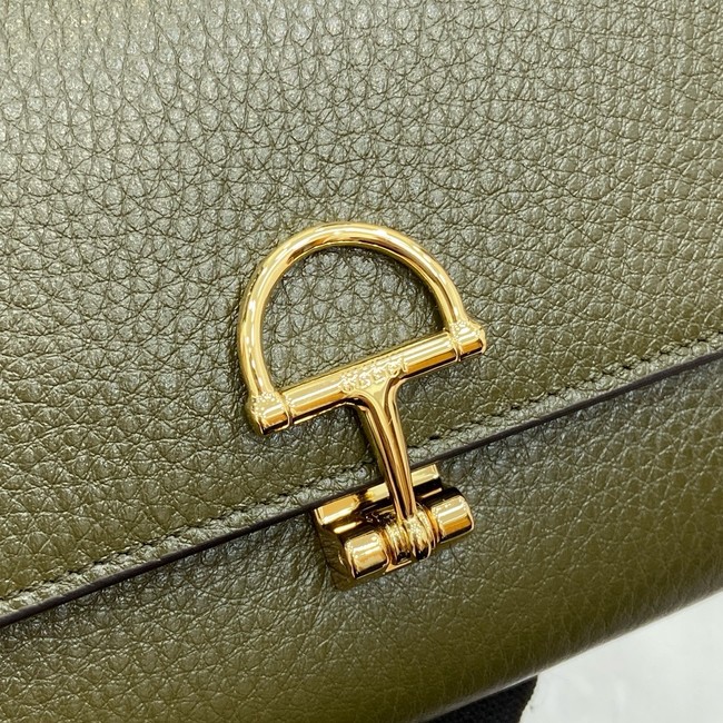 Gucci Softbit continental wallet 828147 dark green