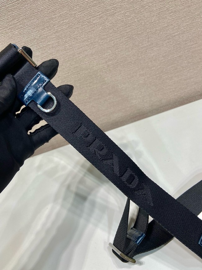 Prada Leather smartphone case 2ZH108 Denim