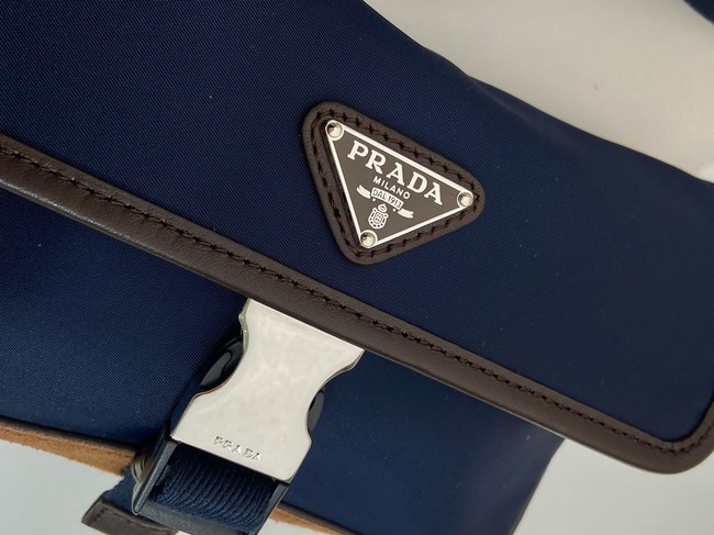 Prada Re-Nylon and Saffiano leather smartphone case 2ZH108 blue