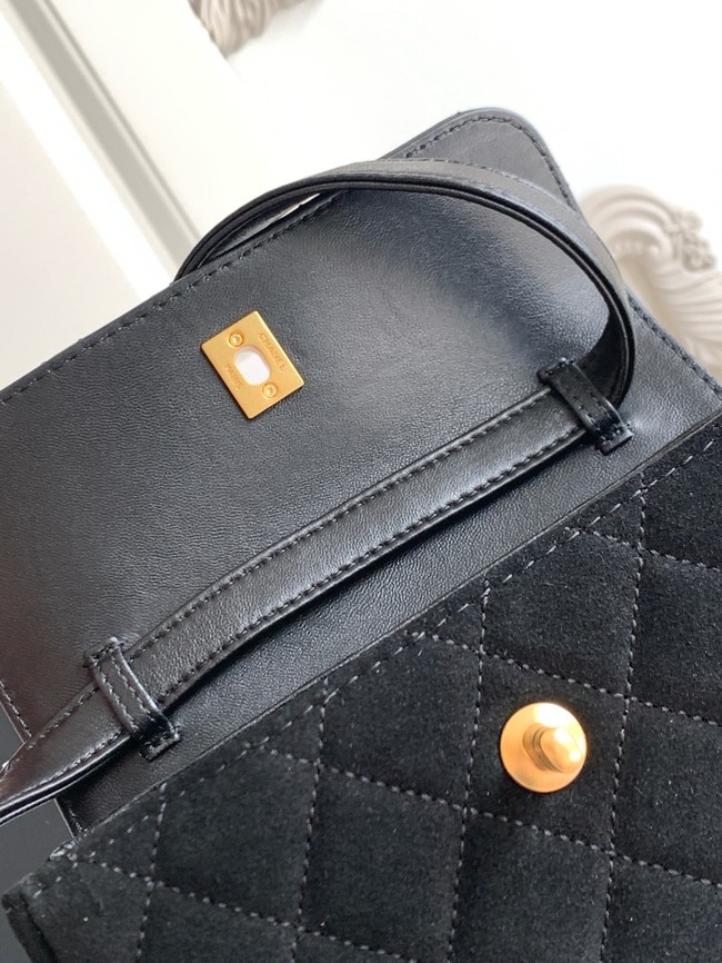 Chanel MINI FLAP BAG AS4677 BLACK