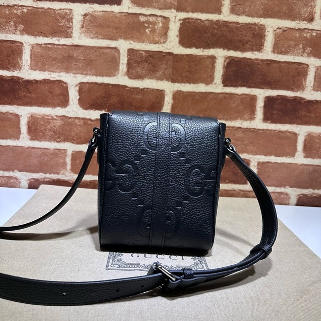 GUCCI GG Emblem mini crossbody bag 760235 black