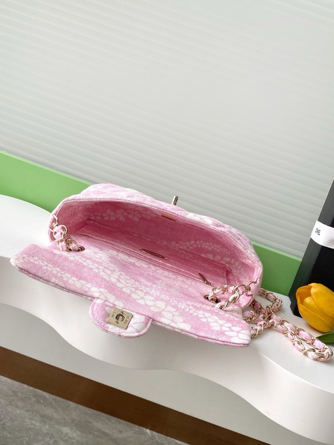 Chanel Flap Bag AS5454 Light Pink & White