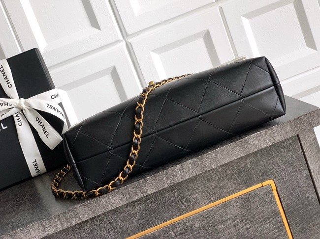 CHANEL Shopping Bag 5598 Black&gray