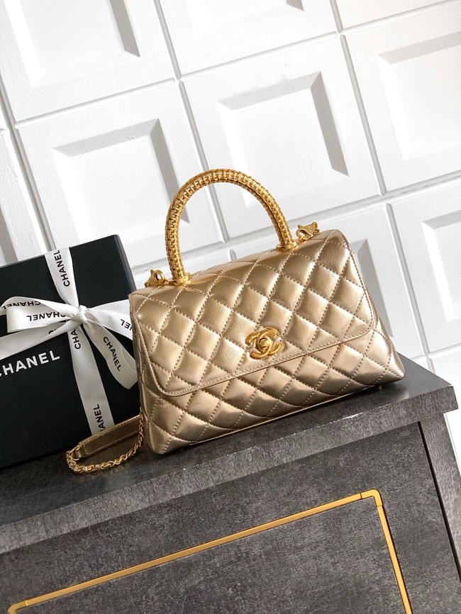 Chanel LARGE FLAP BAG WITH TOP HANDLE 92991-18