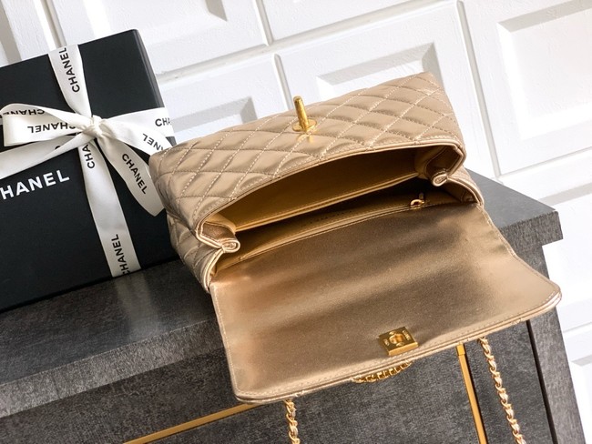 Chanel LARGE FLAP BAG WITH TOP HANDLE 92991-18