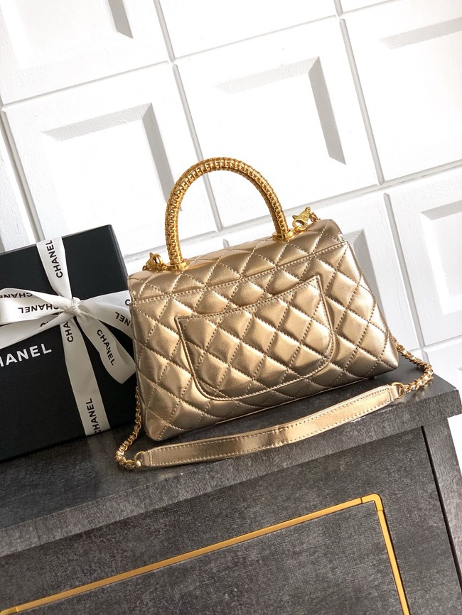 Chanel LARGE FLAP BAG WITH TOP HANDLE 92991-18