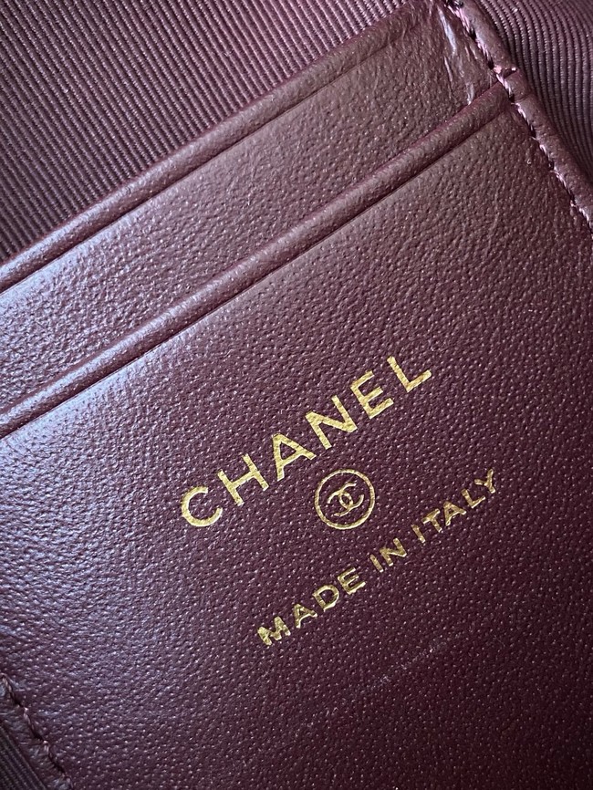 Chanel MINI TOTE BAG Calfskin AS4742 black