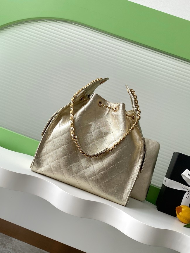 Chanel Grained Calfskin HOBO BAG AS5311 gold