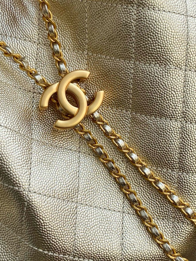 Chanel Grained Calfskin HOBO BAG AS5311 gold