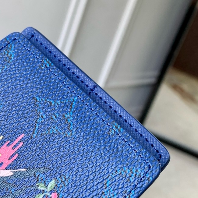 Louis Vuitton NEW Slender Wallet M15326 blue