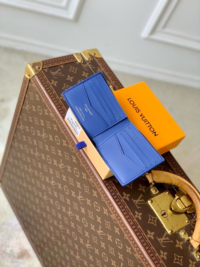 Louis Vuitton NEW Slender Wallet M15326 blue