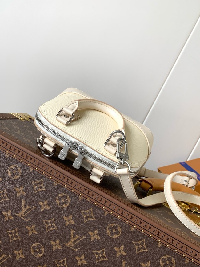 Louis Vuitton Alma Mini LV&I CUSTOMIZABLE M81945 Quartz White
