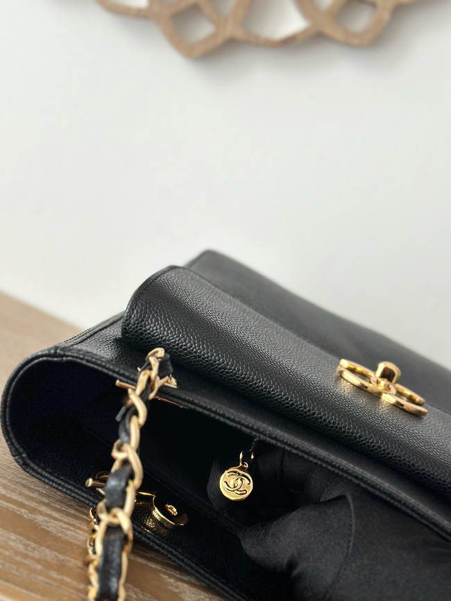 Chanel Small Shoulder Bag A2214 black