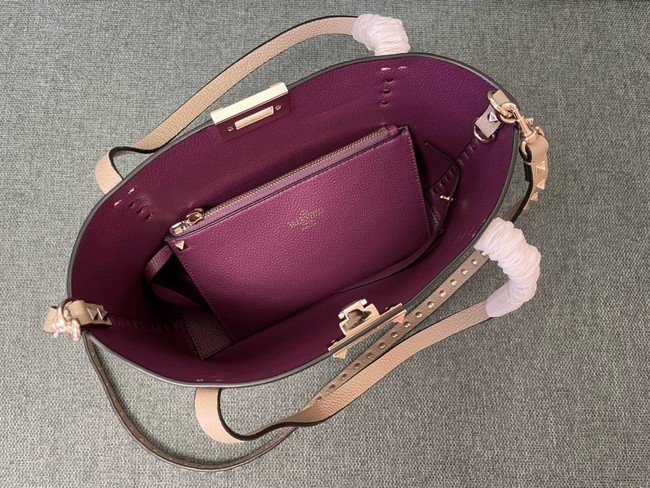 VALENTINO VLOGO calfskin Shoulder Bag 0001 pink