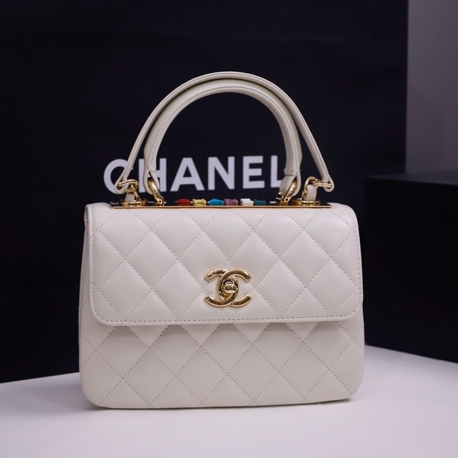 CHANEL mini Flap Bag With Top Handle 4654-3