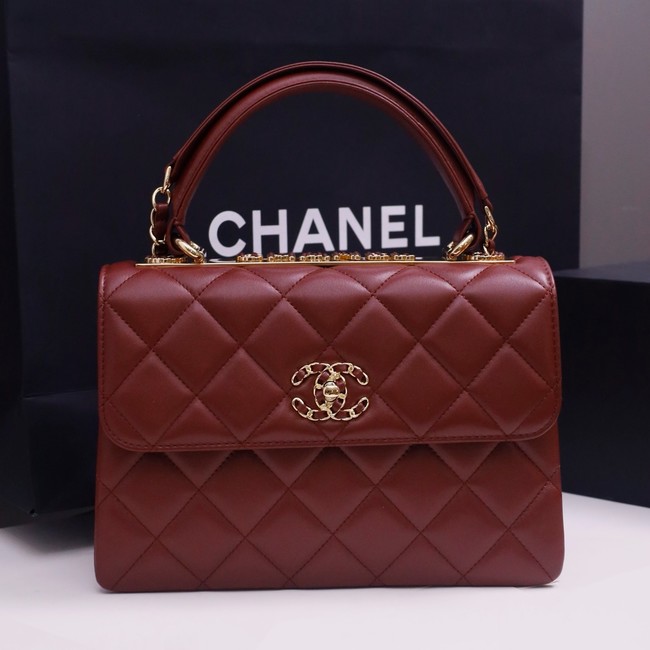 CHANEL small Flap Bag With Top Handle 92236-21
