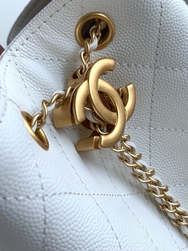 CHANEL 25 Medium Handbag AS5311 White