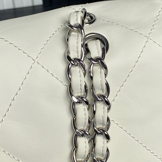 CHANEL Lambskin Shoulder Bags 9902 white