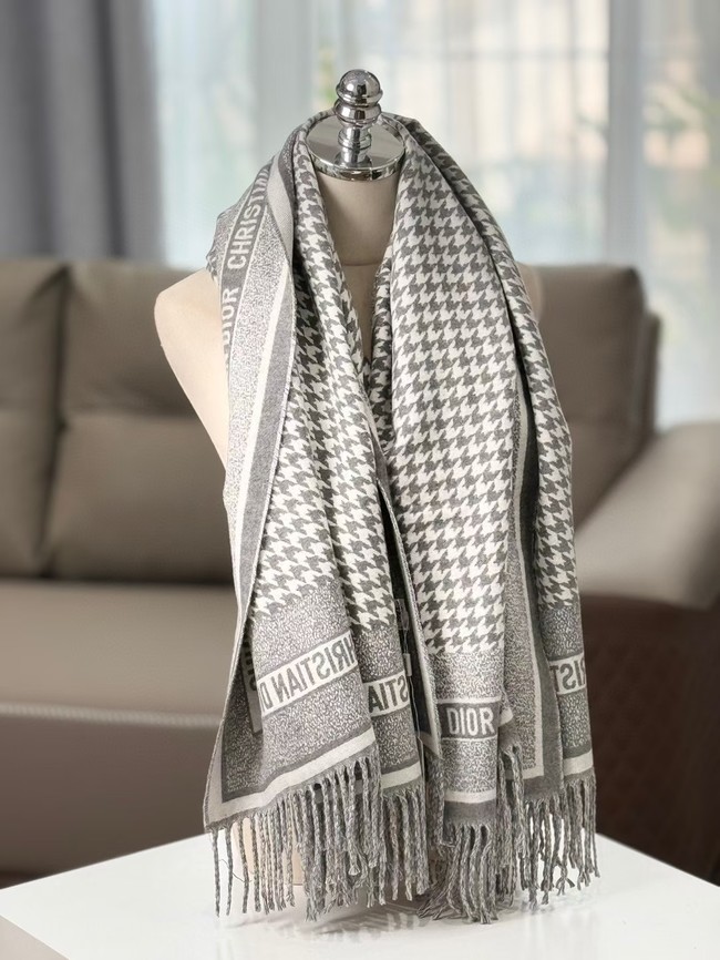 Dior Oblique Poncho Cashmere 21DOB11