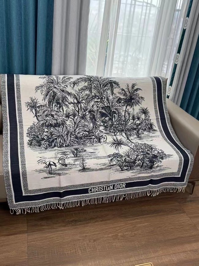 Dior Oblique Poncho Cashmere 21DOB5