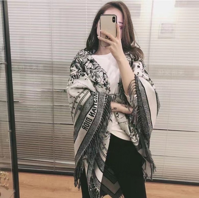 Dior Oblique Poncho Cashmere 21DOB6