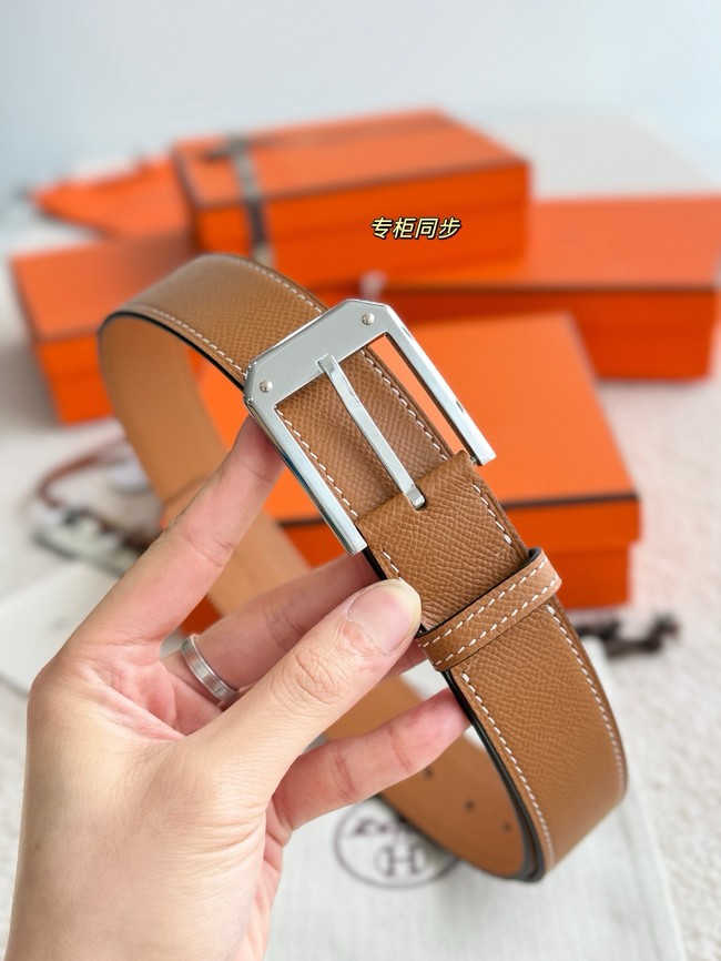 Hermes Epsom calfskin leather belt 66026