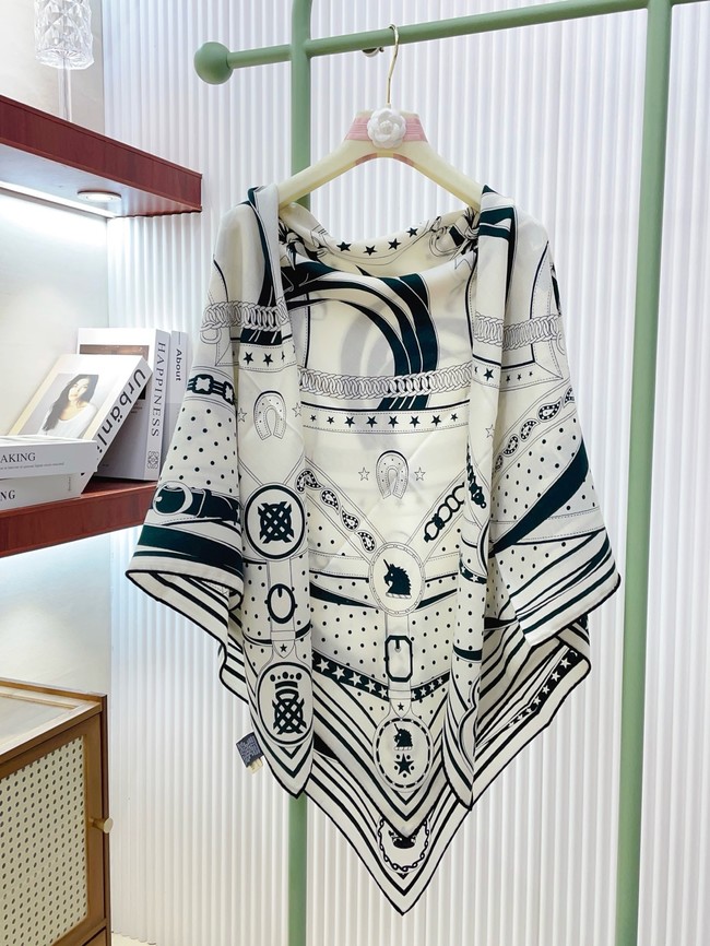 Hermes Square Scarf Silk Jacquard XT274