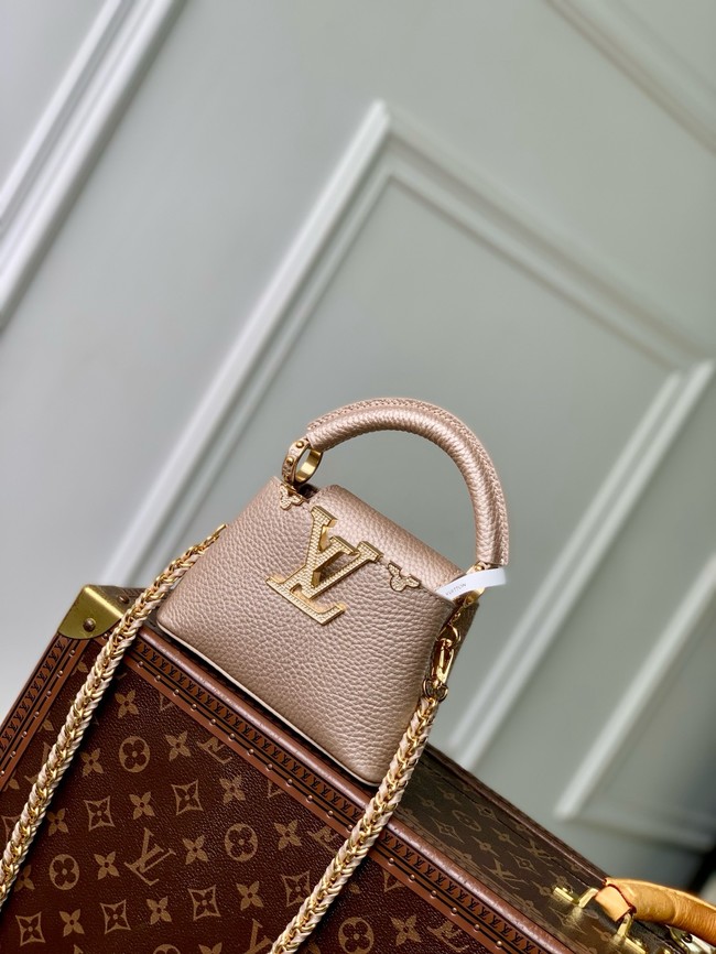 Louis Vuitton Capucines nano M24583 pink gold