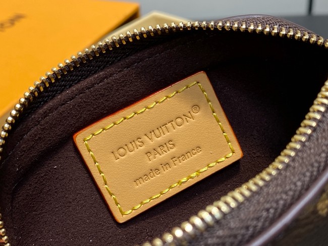 Louis Vuitton NEW Cosmetic Lipstick Pouch M25694 brown